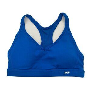 MP Womens Sports Bra Size S Cobalt Blue Racerback Activewear Athletic Top Gym